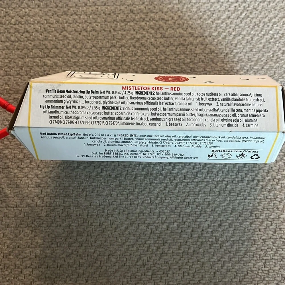 3 Pack of Tinted Lip Balms with Shimmer